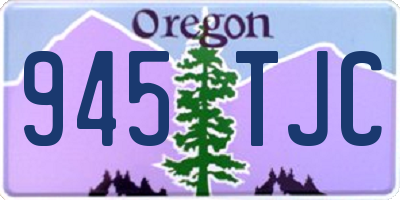 OR license plate 945TJC