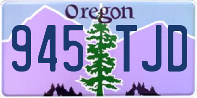 OR license plate 945TJD