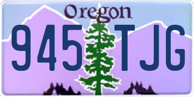 OR license plate 945TJG