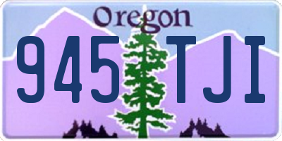 OR license plate 945TJI