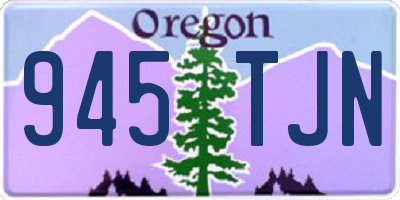 OR license plate 945TJN
