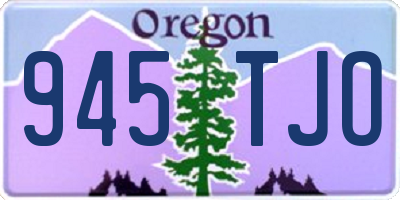 OR license plate 945TJO
