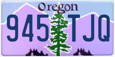 OR license plate 945TJQ