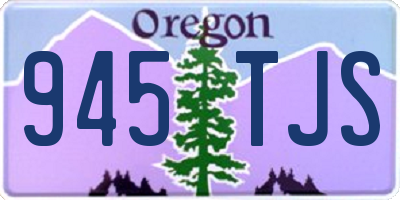OR license plate 945TJS