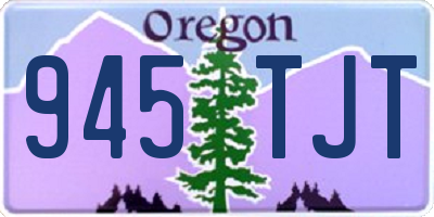 OR license plate 945TJT