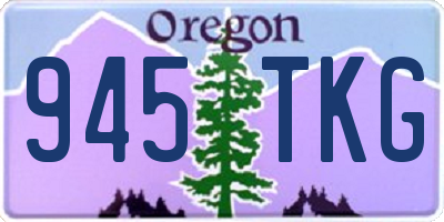 OR license plate 945TKG