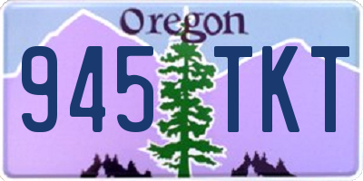 OR license plate 945TKT
