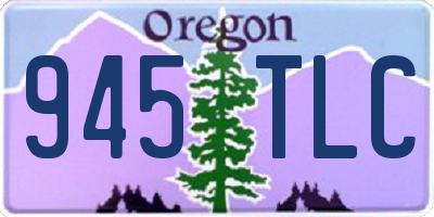 OR license plate 945TLC