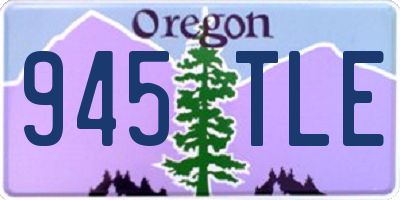 OR license plate 945TLE