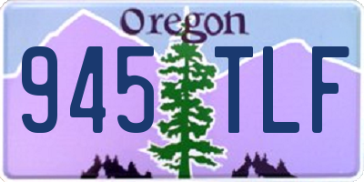 OR license plate 945TLF