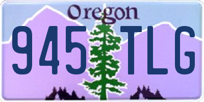 OR license plate 945TLG