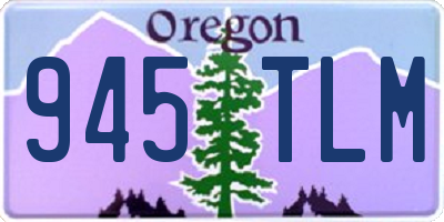 OR license plate 945TLM