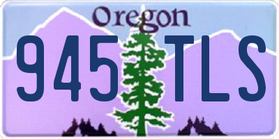 OR license plate 945TLS