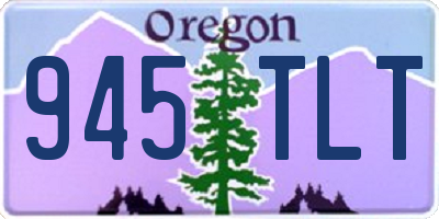 OR license plate 945TLT