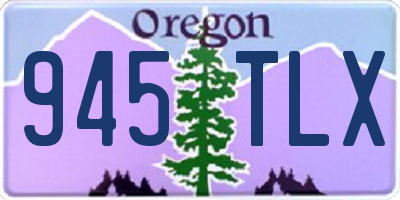 OR license plate 945TLX