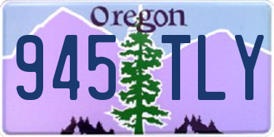 OR license plate 945TLY