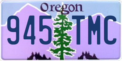 OR license plate 945TMC