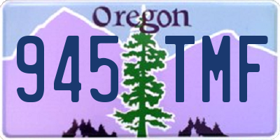 OR license plate 945TMF
