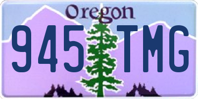 OR license plate 945TMG