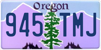 OR license plate 945TMJ