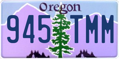 OR license plate 945TMM