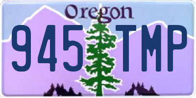 OR license plate 945TMP