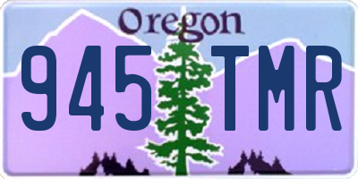 OR license plate 945TMR