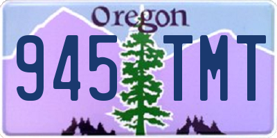 OR license plate 945TMT