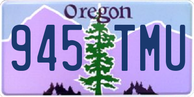 OR license plate 945TMU