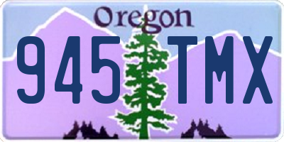 OR license plate 945TMX