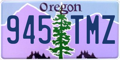 OR license plate 945TMZ