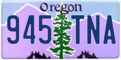 OR license plate 945TNA