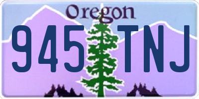 OR license plate 945TNJ