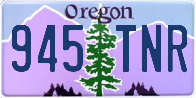 OR license plate 945TNR
