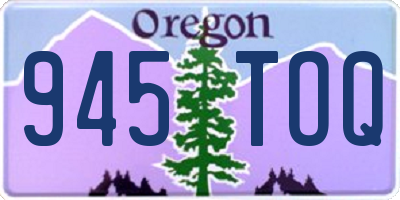OR license plate 945TOQ