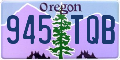 OR license plate 945TQB