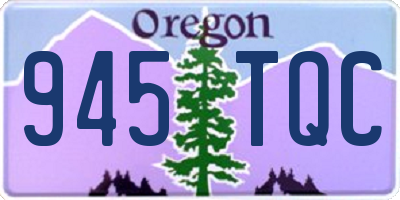 OR license plate 945TQC