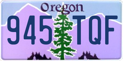 OR license plate 945TQF