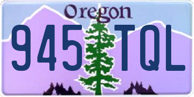 OR license plate 945TQL