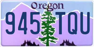OR license plate 945TQU
