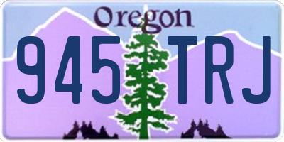 OR license plate 945TRJ