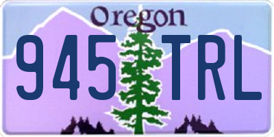 OR license plate 945TRL