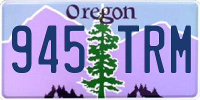 OR license plate 945TRM