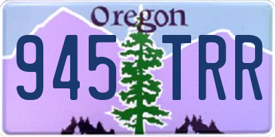 OR license plate 945TRR