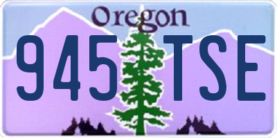 OR license plate 945TSE