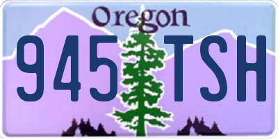 OR license plate 945TSH