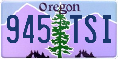 OR license plate 945TSI