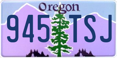 OR license plate 945TSJ