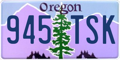 OR license plate 945TSK