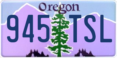 OR license plate 945TSL